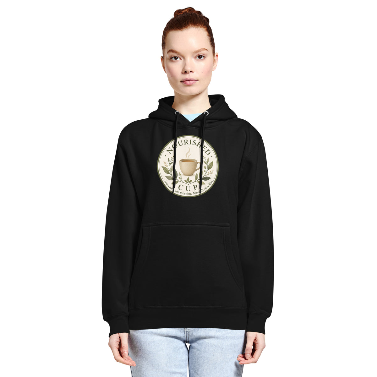 Nourished Cup premium mid-weight hoodie